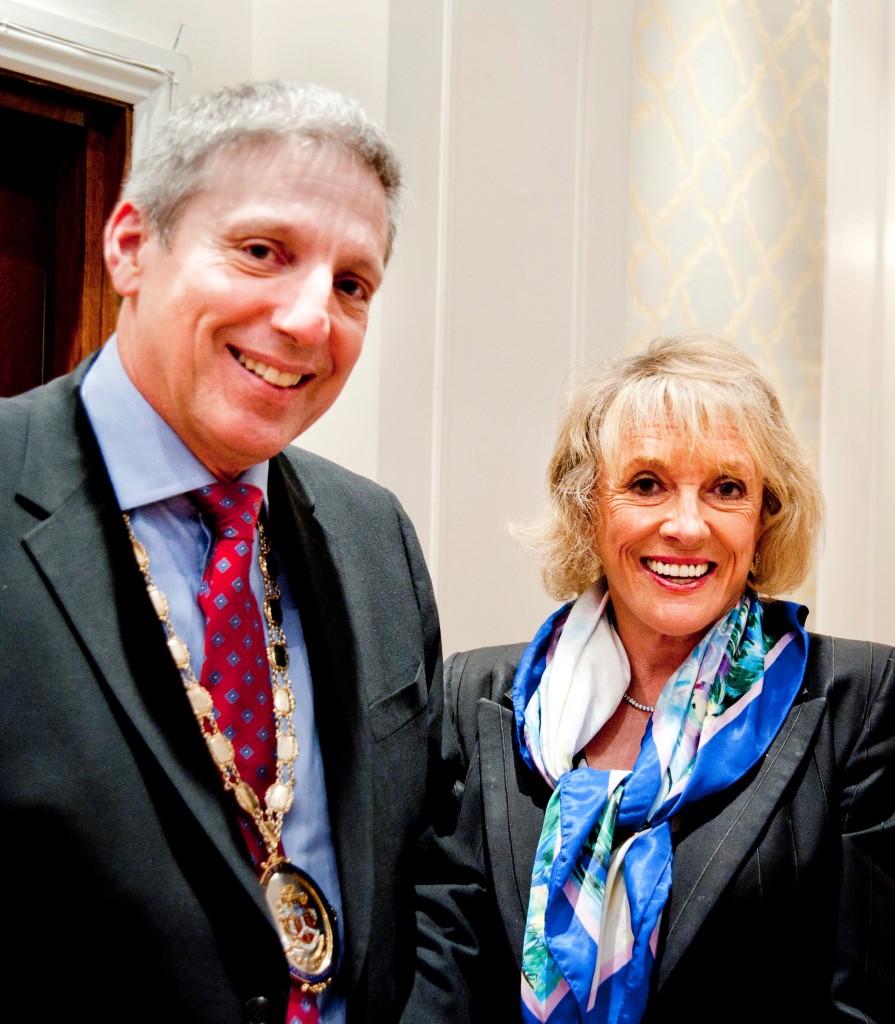 Dame Esther Rantzen with Jason Payne-James at the FFLM Annual Conference 2015